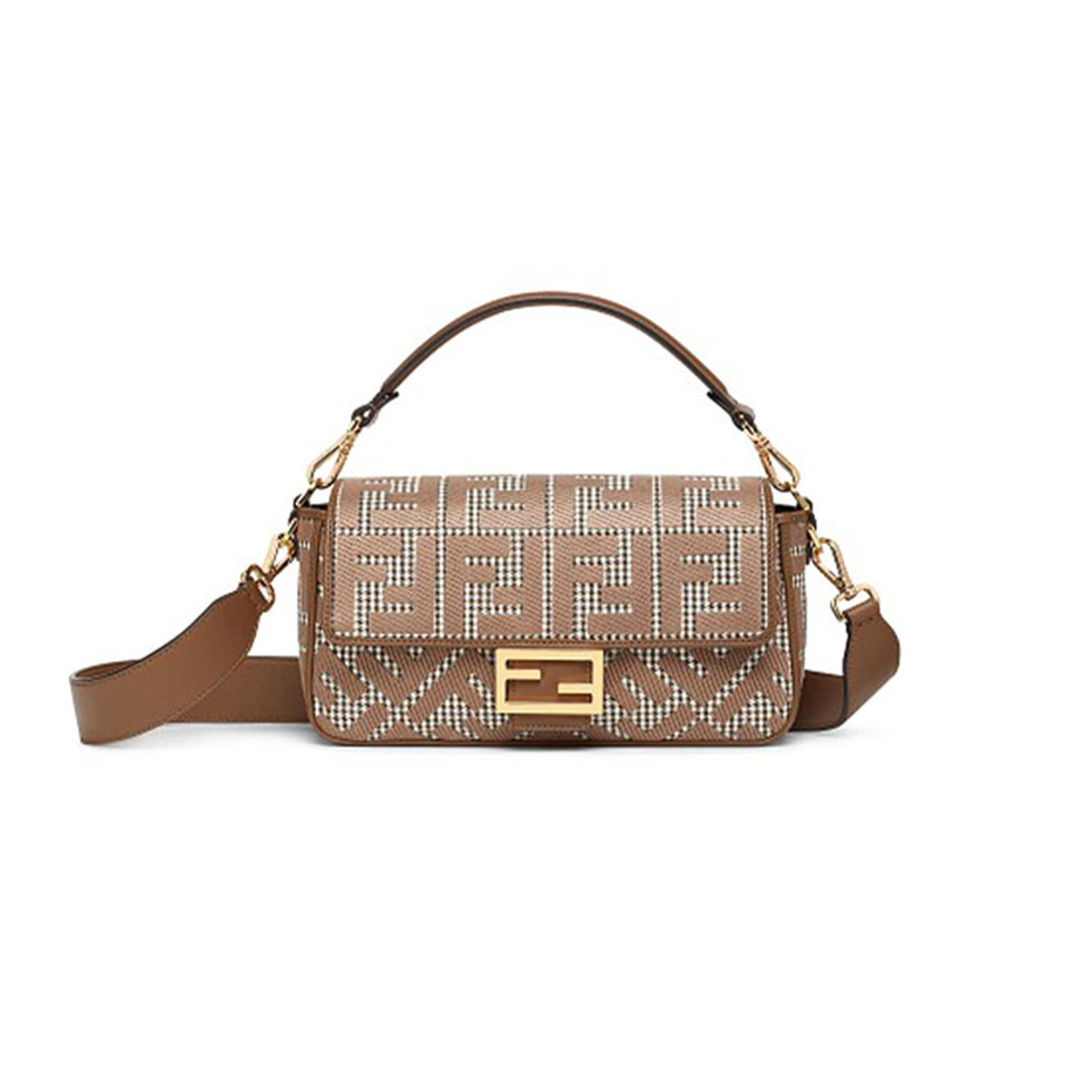 F**di ff embroidered baguette beige moro (27*15*6cm)